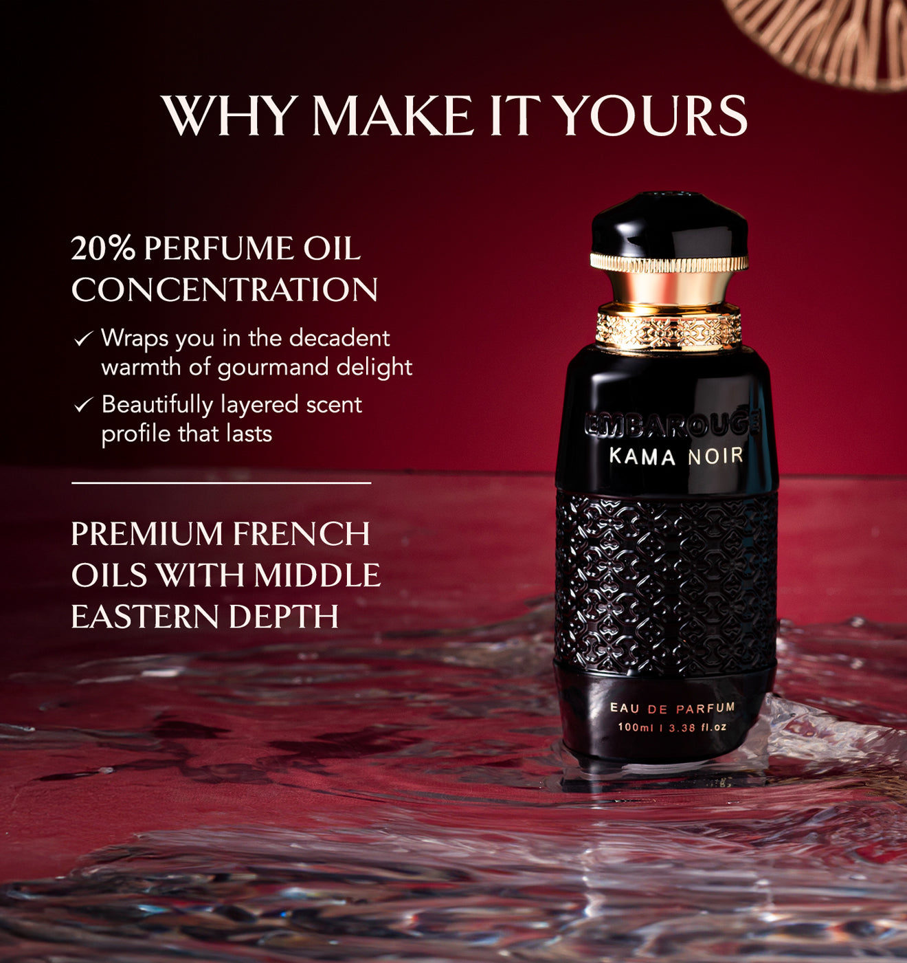 Kama Noir Eau De Parfum - 100ml