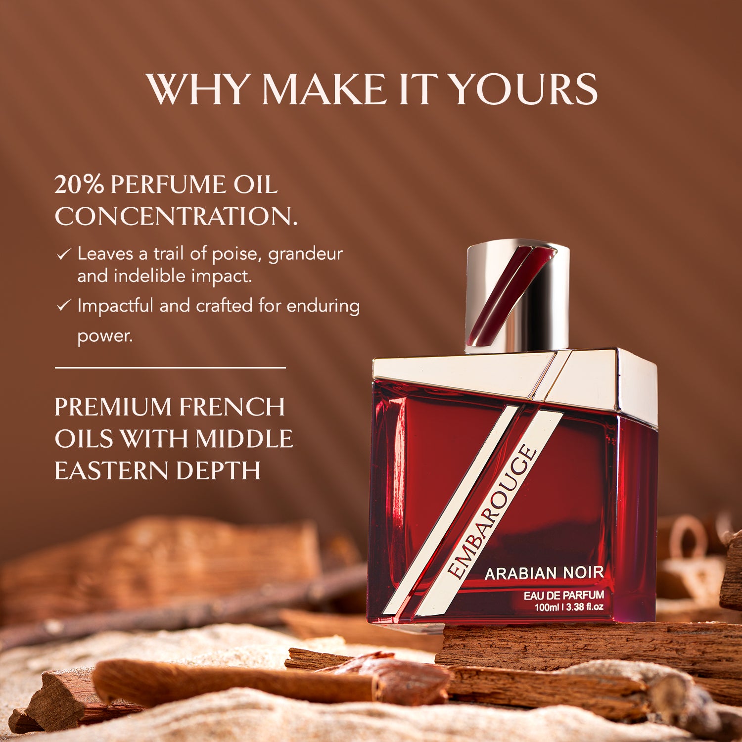 Arabian Noir Eau De Parfum- 100ml