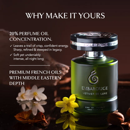 Vetiver De Luxe Eau De Parfum- 100ml