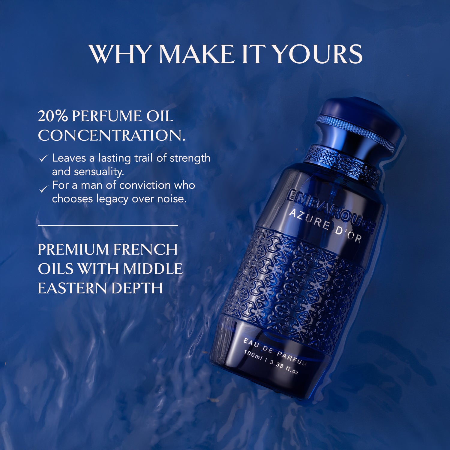 Azure Dor Eau De Parfum- 100ml – Embarouge