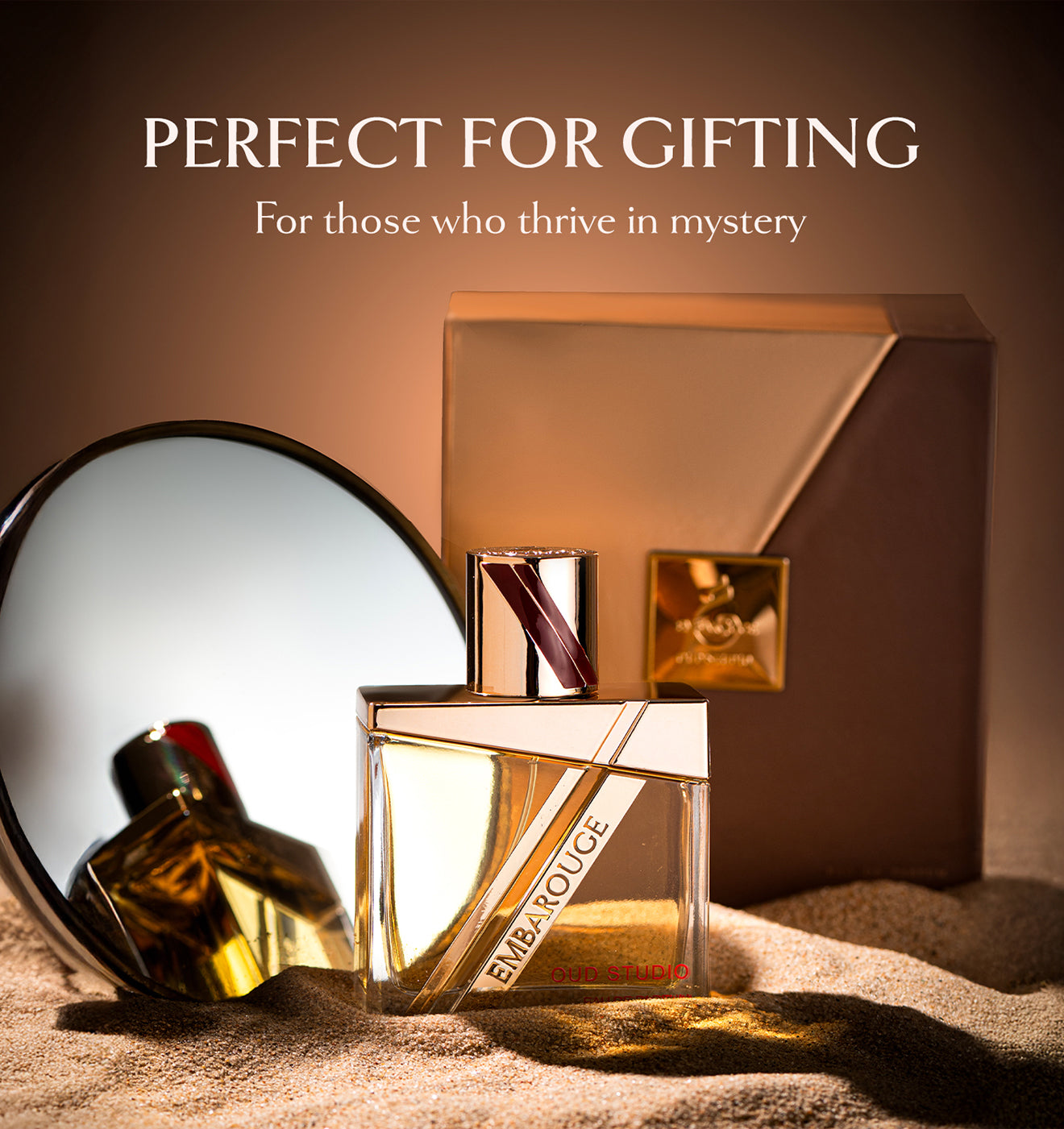 Embarouge Oud Studio Eau De Parfum 100ml - Highlighting it’s Luxury perfume, perfect for gifting